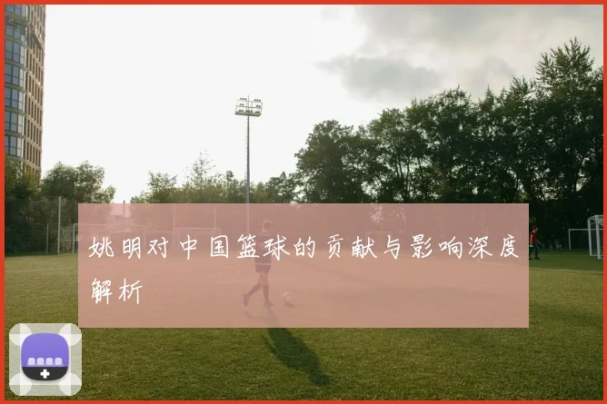 姚明对中国篮球的贡献与影响深度解析
